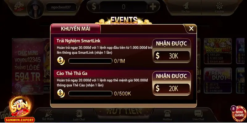Khuyến Mãi Sunwin 2 Cập nhật các khuyến mãi Sunwin hot nhất 2025